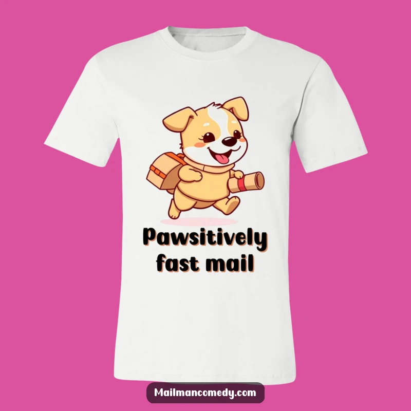 Funny Dog Mail Carrier T-Shirt: Playful Pup Delivering Laughter